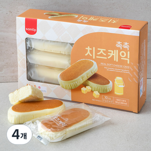 삼립 리얼 후레쉬 치즈케익 10개입, 700g, 4개