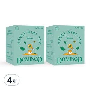 도밍고 꿀 민트차, 1.5g, 10개입, 4개