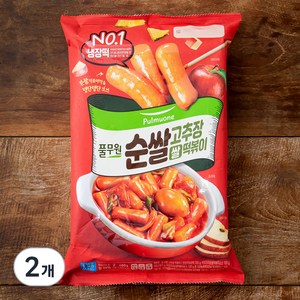 풀무원 쌀 순쌀 고추장 떡볶이, 480g, 2개