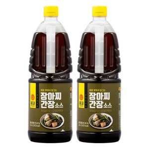 몽고식품 장아찌 간장 소스, 1.8L, 2개