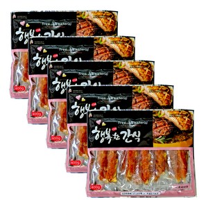 행복한간식 강아지 사사미 간식 400g, 치킨 어포 사사미맛, 5개