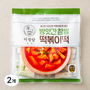 즐거운동행 미정당 참쌀떡볶이떡, 360g, 2개