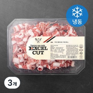 엑셀컷 미국산 우삼겹 구이용 (냉동), 800g, 3개