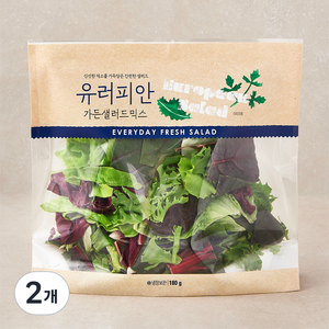 유러피안 가든 샐러드믹스, 180g, 2개