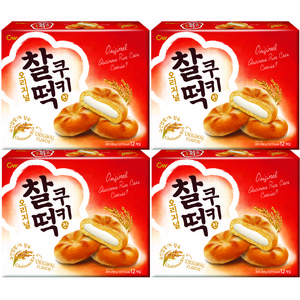 청우식품 찰떡쿠키 오리지널, 258g, 4개