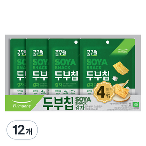 풀무원 두부칩 감자 4p, 35g, 12개