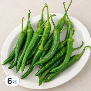 국내산 청양고추, 300g, 6개