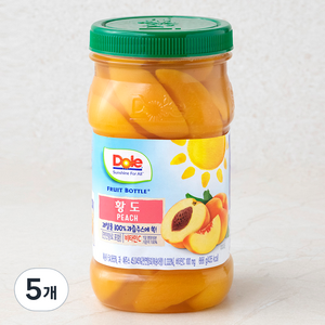 Dole 후룻바틀 황도, 666g, 5개