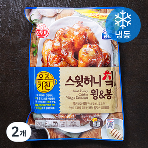 오뚜기 오즈키친 스윗허니 치킨 윙봉 (냉동), 340g, 2개