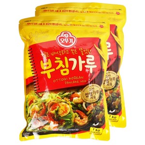 오뚜기 부침가루, 1kg, 2개