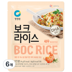 청정원 보크라이스 새우, 24g, 6개