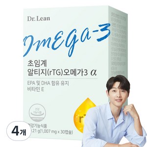 닥터린 초임계 알티지 오메가3 알파 24.3g, 30정, 4개