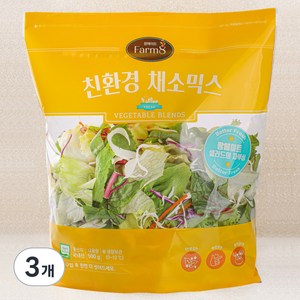 팜에이트 친환경 채소믹스, 500g, 3개