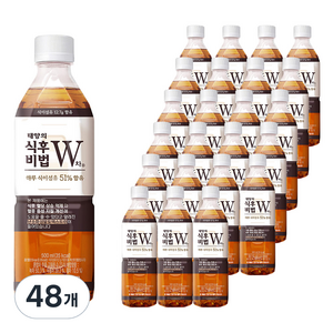 태양의식후비법W차, 500ml, 48개