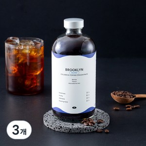 언더프레셔 콜드브루커피 원액 브루클린, 475ml, 3개