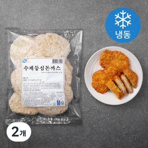 하늘푸드 수제 등심돈까스 10p (냉동), 800g, 2개