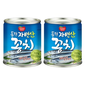 동원 꽁치 원터치 통조림, 230g, 2개