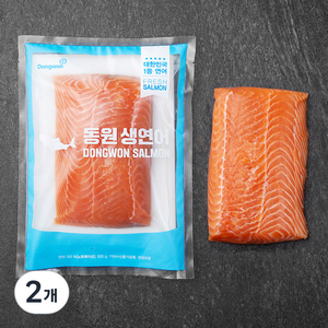 동원 노르웨이 생연어, 500g, 2개