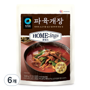 호밍스 파육개장, 500g, 6개