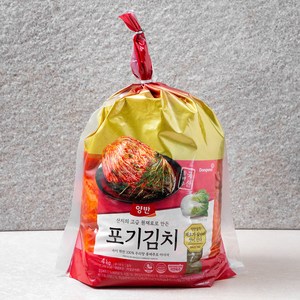 양반 산지의 고급 원재료로 만든 포기김치, 4kg, 1개