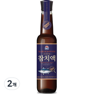 사조 프리미엄 참치액, 550ml, 2개