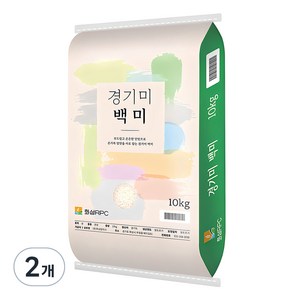 화성RPC 2024년산 햅쌀 경기미 백미, 특, 10kg, 2개