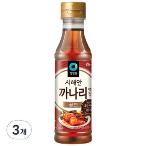 청정원 까나리 액젓, 500g, 3개