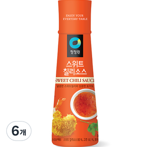 대상 청정원 스위트칠리소스, 365g, 6개