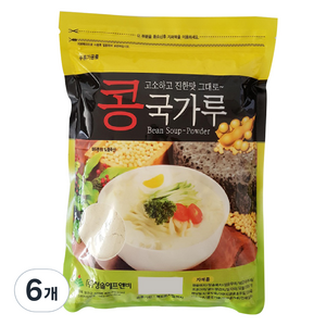 청솔식품 콩국가루, 850g, 6개