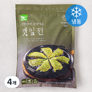 사옹원 부침명장 담백하게 부쳐나온 깻잎전 (냉동), 400g, 4개