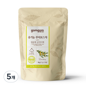 곰곰 유기농 루이보스차 생분해 삼각티백, 1.5g, 20개입, 5개