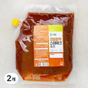 풀무원 풀스키친 정통 함박 스테이크 소스, 2개, 2kg