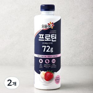 요플레 프로틴 드링크 딸기바나나, 900ml, 2개