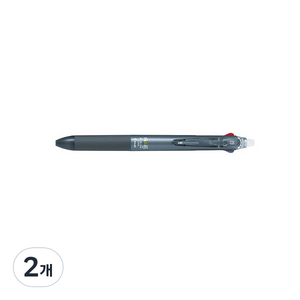 파이롯트 프릭션 2색 2C 볼펜 0.38mm, 그레이, 2개