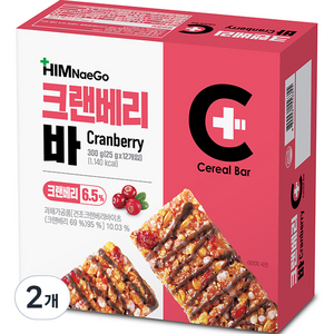 힘내고 크랜베리바, 300g, 2개