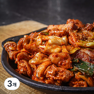 통나무집 닭갈비 밀키트 775g (매장 1인분), 3개