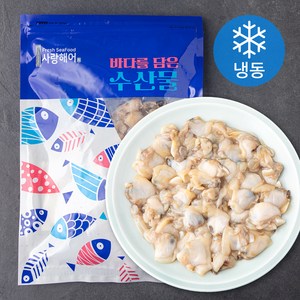 사랑해어 국산 바지락살 (냉동), 100g, 5개