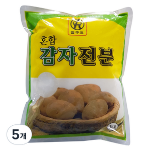 금하 혼합 감자전분, 1kg, 5개