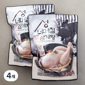 마니커에프앤지 성너머집 삼계탕 냉장, 800g, 4개