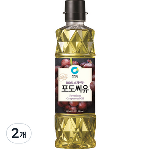 청정원 포도씨유, 900ml, 2개