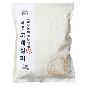 일팔구삼 2024년산 햅쌀 이천쌀 고래실미 특등급, 2kg, 1개