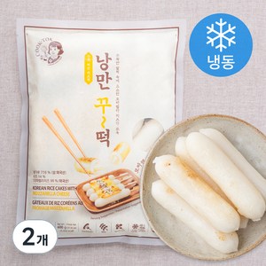 추억의국민학교떡볶이 낭만 꾸떡 (냉동), 600g, 2개