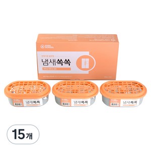 소다스쿨 반복사용 냄새쏙쏙 탈취제 선물세트 본품, 300g, 15개