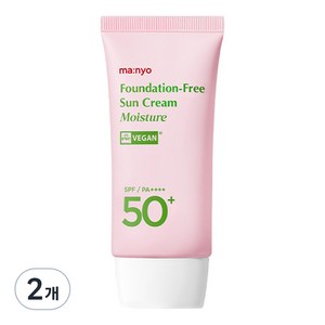 마녀공장 파데프리 선크림 모이스처 SPF50 PA++++, 50ml, 2개