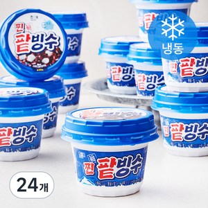 해태아이스크림 찐 팥빙수 (냉동), 250ml, 24입