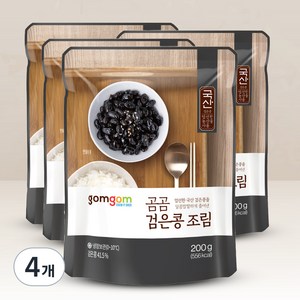 곰곰 검은콩조림, 200g, 4개