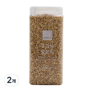 ORGA 유기농 찰보리, 800g, 2개