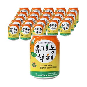 삼육 유기농 식혜, 238ml, 24개