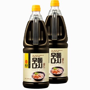 몽고간장 우동다시 골드, 1.8L, 2개