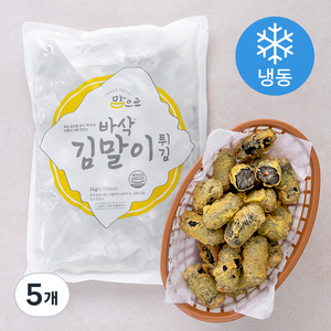 맘으로 바삭 김말이 튀김 (냉동), 1kg, 5개